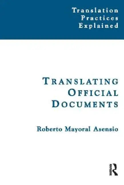 Translating Official Documents (English, Mayoral Asensio Roberto)