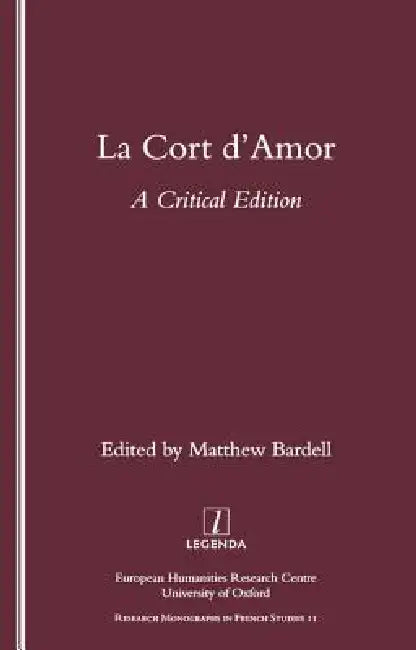 La Cort d'Amor (English, Matthew Bardell)