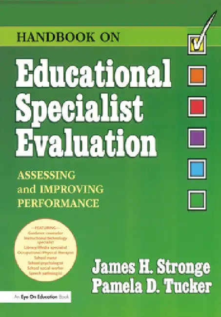 Handbook on Educational Specialist Evaluation [With CDROM] (English, James Stronge | Pamela Tucker)