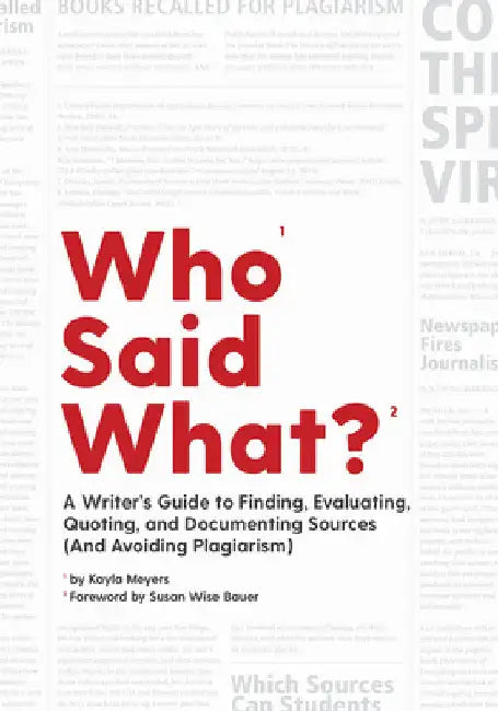 Who Said What? (English, Kayla Meyers | Susan Wise Bauer)