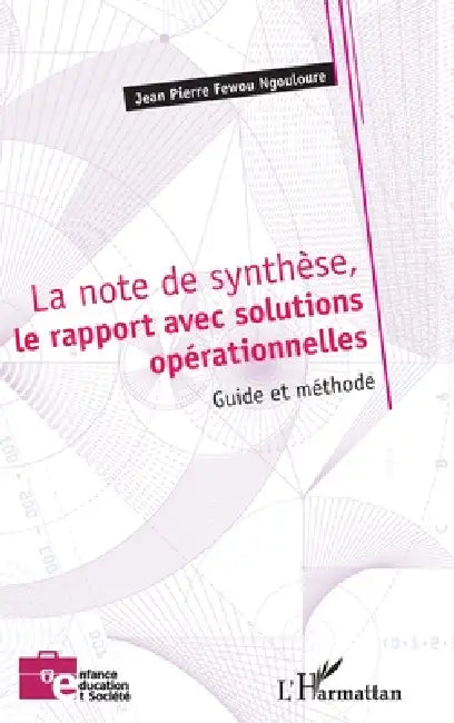 La note de synthèse, le rapport avec solutions opérationnelles (English, Jean Pierre Fewou Ngouloure)