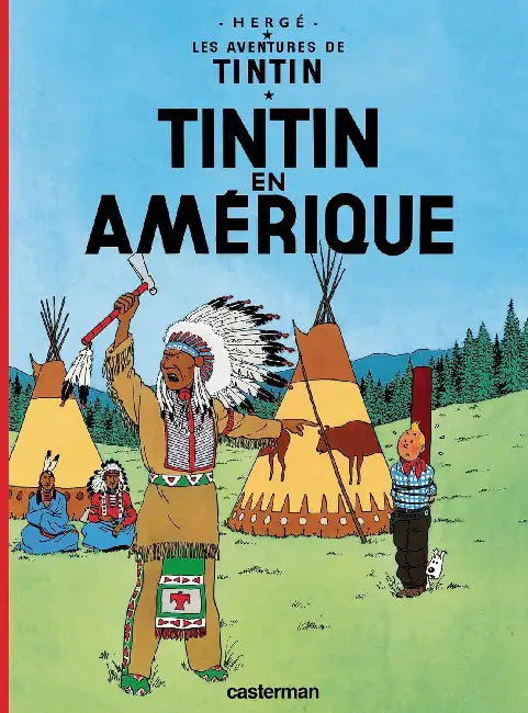 Tintin En Amerique (English, Herge)