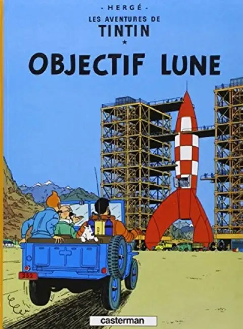 Objectif Lune = Destination Moon (English, Herge)