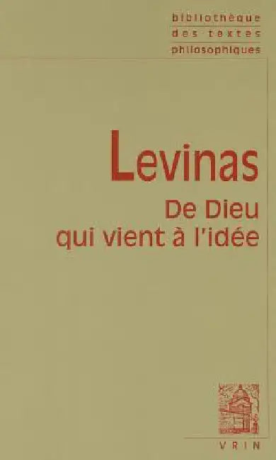 Emmanuel Levinas (English, Vrin)