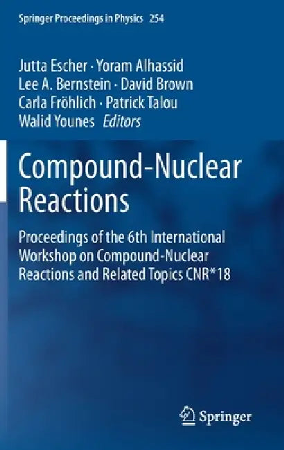 Compound-Nuclear Reactions (English, Jutta Escher | Yoram Alhassid | Lee A. Bernstein)