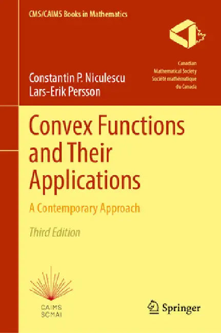 Convex Functions and Their Applications (English, Constantin P. Niculescu | Lars-Erik Persson)