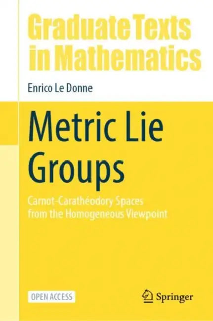 Metric Lie Groups (English, Enrico Le Donne)