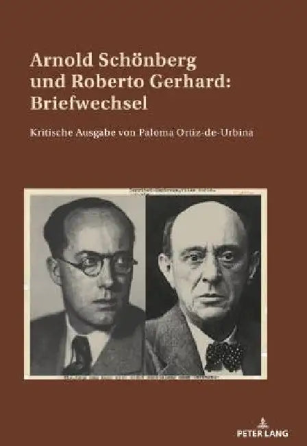 Arnold Schoenberg und Roberto Gerhard (English, Paloma Ortiz de Urbina)