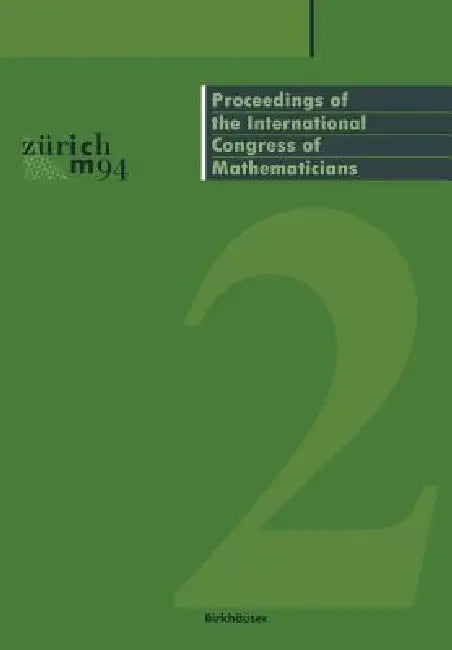 Proceedings of the International Congress of Mathematicians (English, S. D. Chatterji)