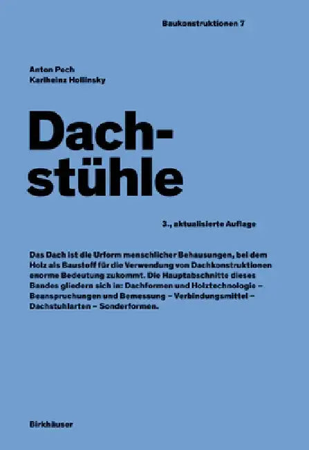 Dachstühle (English, Anton Pech | Karlheinz Hollinsky | Anton Pech)
