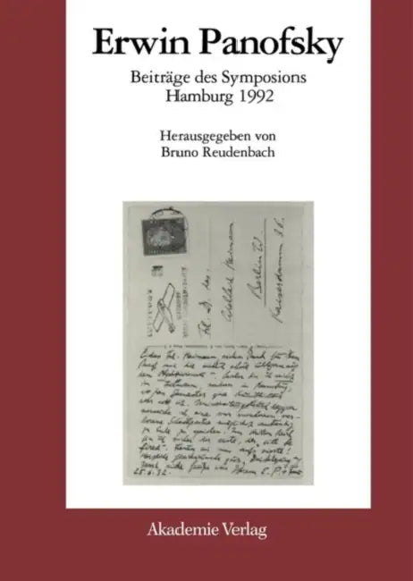 Erwin Panofsky (English, Bruno Reudenbach)