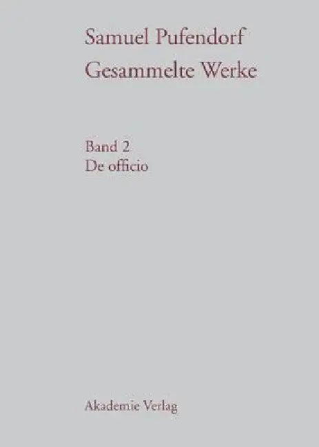 de Officio (English, Gerald Hartung)