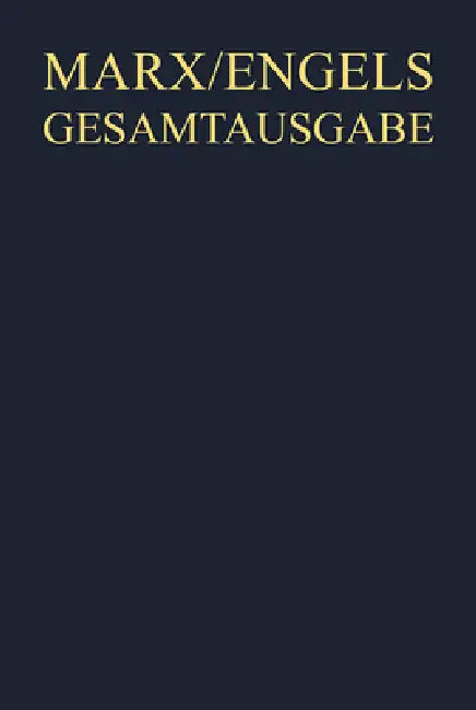 Karl Marx / Friedrich Engels (English, Galina Golovina | Gioeva | Rolf Dlubek)