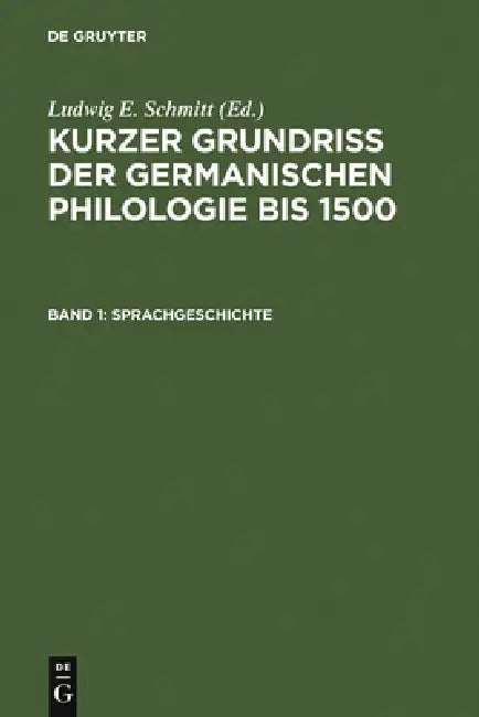 Sprachgeschichte (English, Ludwig E. Schmitt)