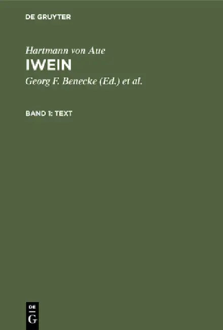 Text (English, Ludwig Wolff | Georg F. Benecke | Karl Lachmann)