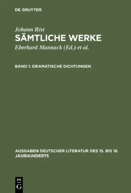 Dramatische Dichtungen (English, Eberhard Mannack | Helga Mannack)