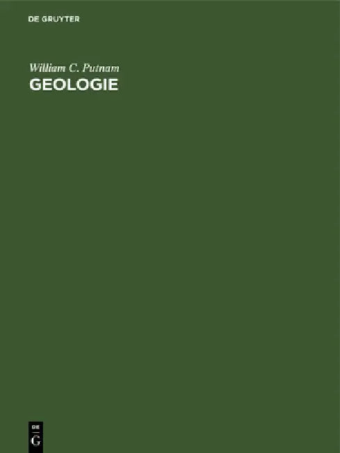 Geologie (English, William C. Putnam | Franz W. Lotze)