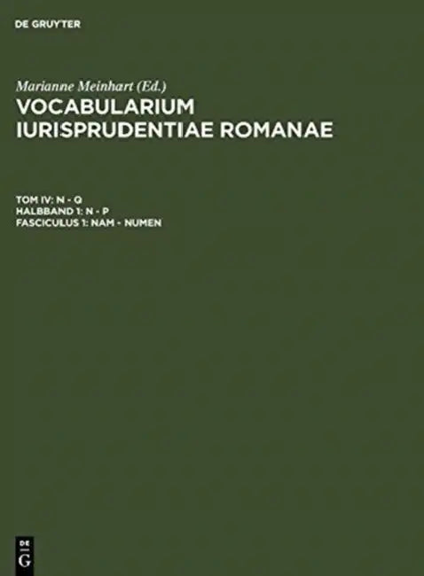 Nam - Numen (English, Marianne Meinhart)