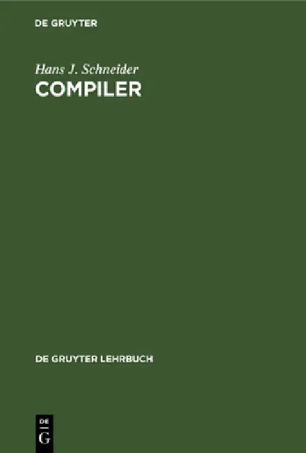 Compiler (English, Hans J. Schneider)