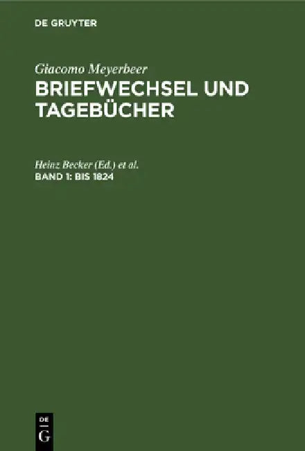 Bis 1824 (English, Heinz Becker | Gudrun Becker)