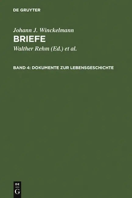 Dokumente Zur Lebensgeschichte (English, Walther Rehm)