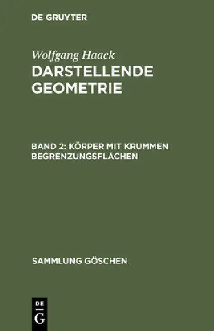 Körper mit krummen Begrenzungsflächen (English, Wolfgang Haack)