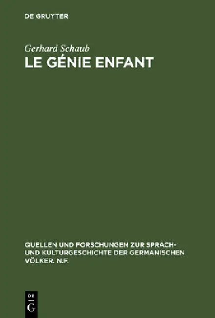 Le génie enfant (English, Gerhard Schaub)