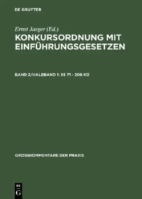 §§ 71 - 206 Ko (English, Friedrich Weber)