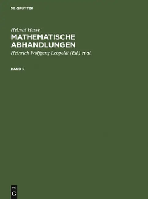 Helmut Hasse (English, Heinrich Wolfgang Leopoldt | Peter Roquette | Helmut Hasse)