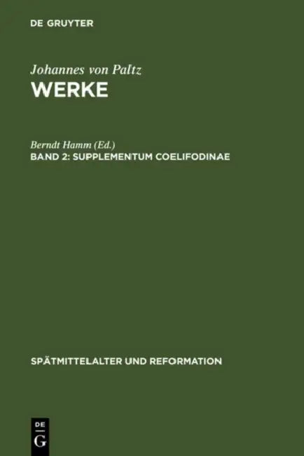 Supplementum Coelifodinae (English, Berndt Hamm | Heiko A. Oberman)