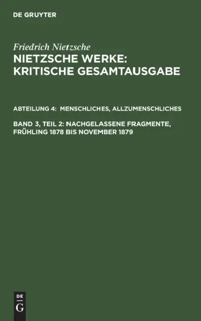 Menschliches, Allzumenschliches, Band 2 (English, Giorgio Colli | Mazzino Montinari | Volker Gerhardt)