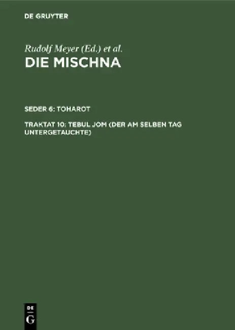 Tebul Jom (Der am selben Tag Untergetauchte) (English, Gerhard Lisowsky)