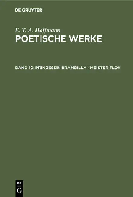 Prinzessin Brambilla - Meister Floh (English, Walter Wellenstein | E. T. a. Hoffmann)