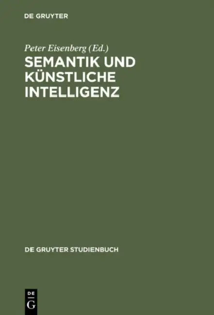Semantik und künstliche Intelligenz (English, Peter Eisenberg)