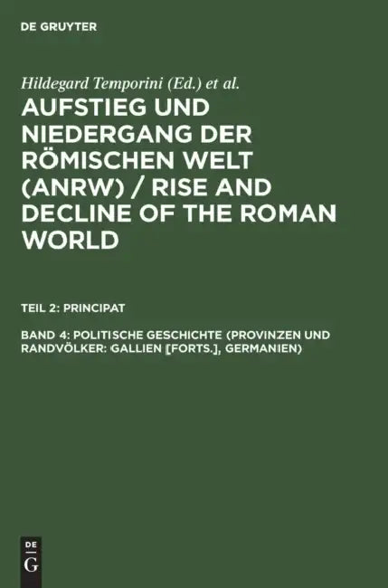 Politische Geschichte Provinzen Und Randvölker (English, Hildegard (EDT) Temporini)