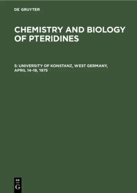 University of Konstanz, West Germany, April 14-18, 1975 (English, No Contributor)