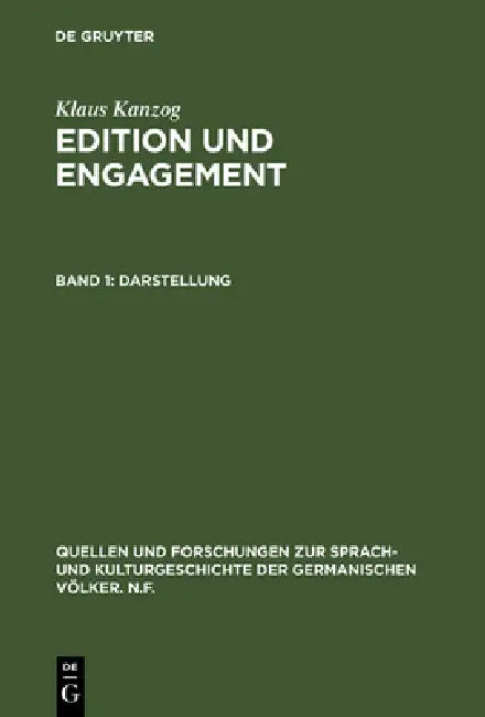 Darstellung (English, Klaus Kanzog)