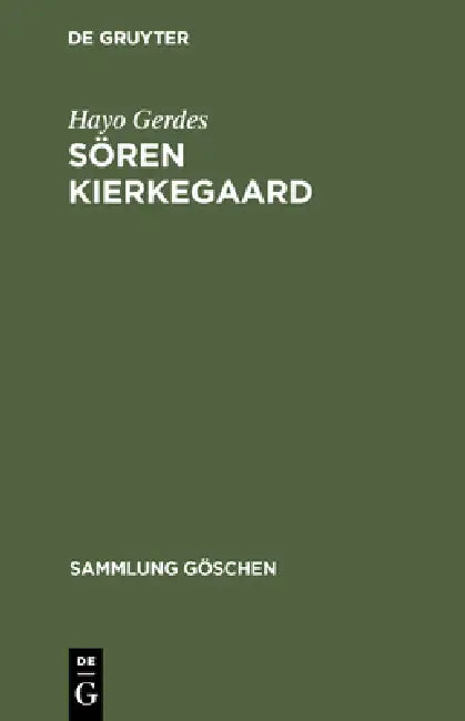 Sören Kierkegaard (English, Hayo Gerdes)