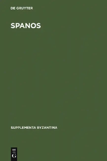 Spanos (English, Hans Eideneier)