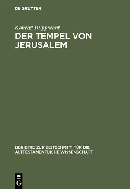 Der Tempel von Jerusalem (English, Konrad Rupprecht)