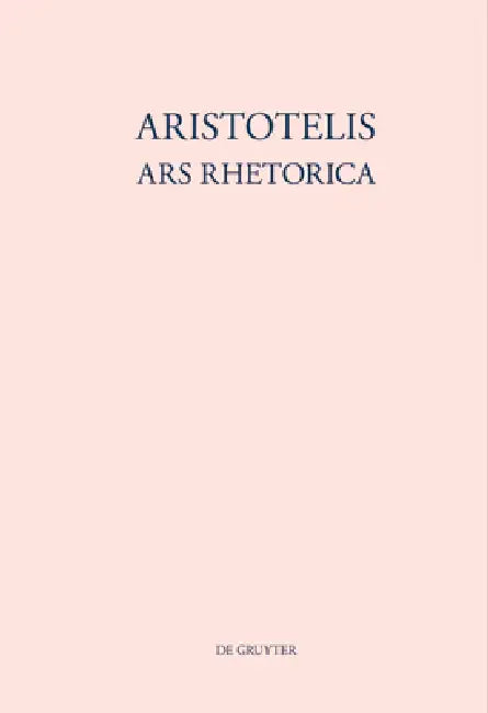 Aristotelis Ars rhetorica (English, Aristoteles | Rudolf Kassel)
