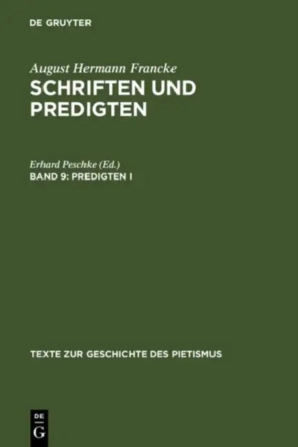 Predigten I (English, Erhard Peschke)