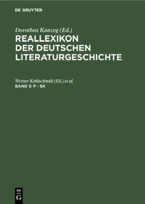 P - Sk (English, Werner Kohlschmidt | Wolfgang Mohr)