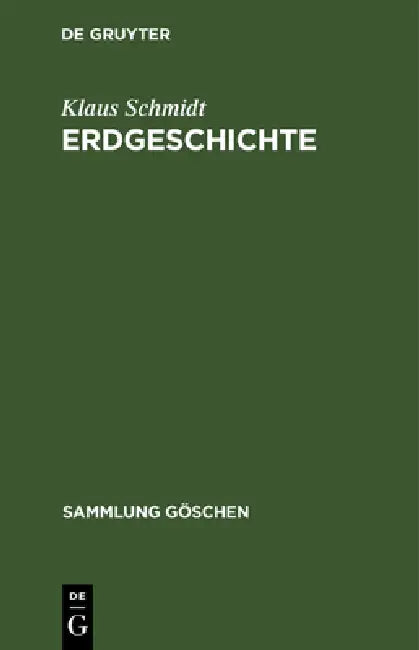Erdgeschichte (English, Klaus Schmidt)
