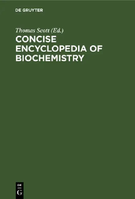 Concise Encyclopedia of Biochemistry (English, Thomas Scott)