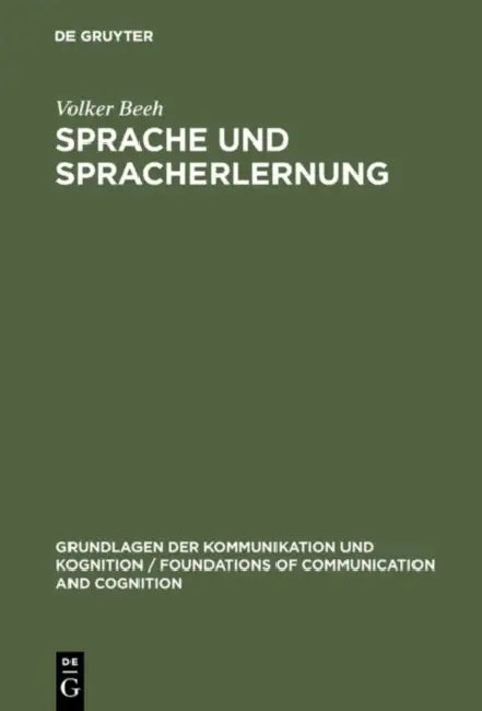 Sprache und Spracherlernung (English, Volker Beeh)