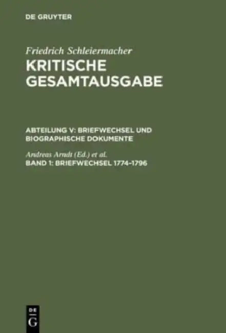 Briefwechsel 1774-1796 (English, Andreas Arndt | Wolfgang Virmond)
