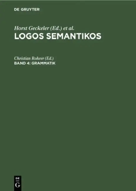 Grammatik (English, Christian Rohrer)