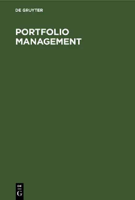 Portfolio Management (English, No Contributor)