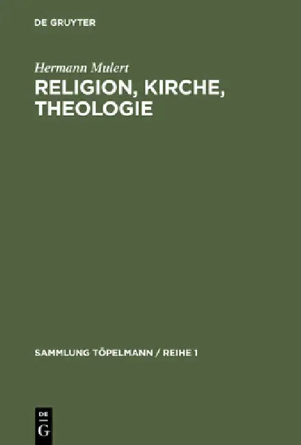 Religion, Kirche, Theologie (English, Hermann Mulert)